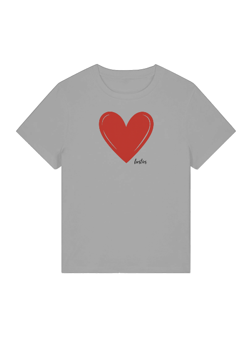 Damen Bio T-Shirt "besties" klein