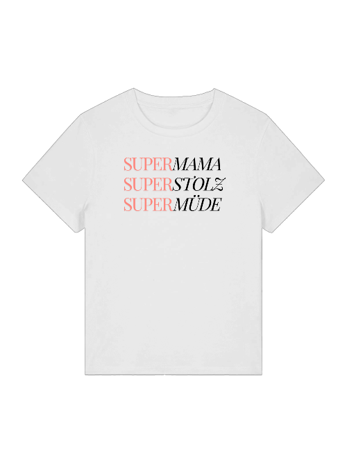 Damen Bio T-Shirt "Supermama"