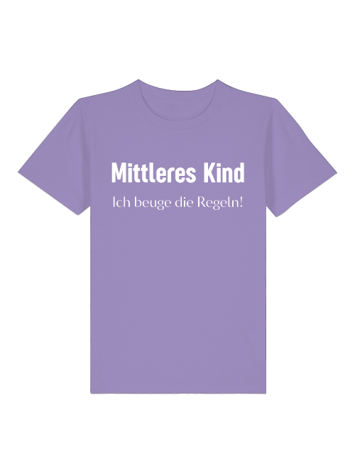 Kinder Bio T-Shirt "Mittleres Kind"