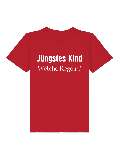 Kinder Bio T-Shirt "Jüngstes Kind"